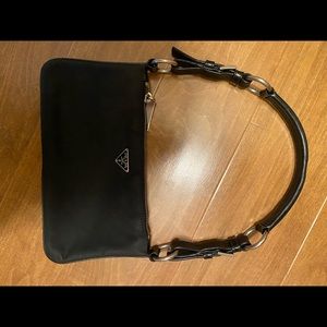 Authentic Prada nylon shoulder bag